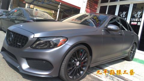BENZ C300 加拿大VVIVID幽靈粒子木炭灰